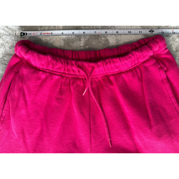 Old Navy Hot Pink Full Zip Sweatshirt Sweatpants Matching Set Womens Medium - Picture 10 of 12
